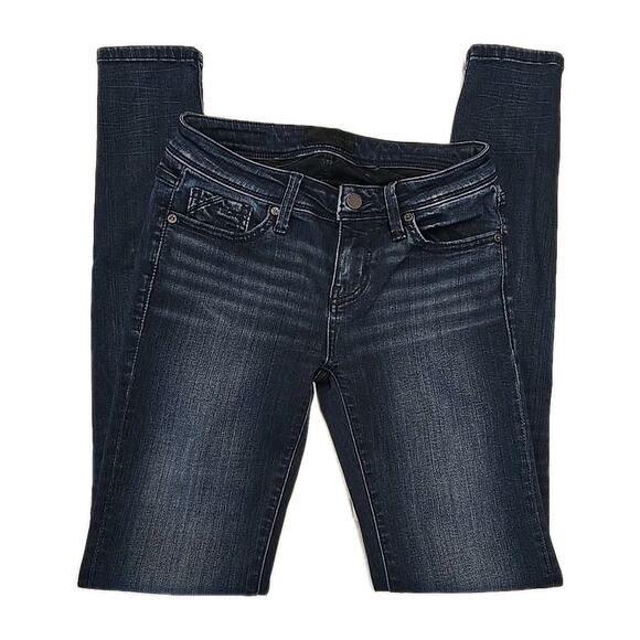 Buckle Black Womens Fit No. 53 Skinny Stretch Jeans Sz 23x32 Stretch Whiskered - Picture 12 of 12